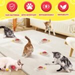 Interactive Cat Toys, Smart Silicone Automatic Rolling Ball with Tail for Cat, Puppy, Fuzzy Kitten Balls with Light - Image 4