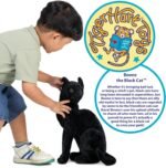 Boone The Black Cat - 13 Inch Stuffed Animal Plush - by TigerHart Toys - Image 3