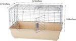 Amazon Basics Small Animal Cage Habitat With Accessories - 32 x 22 x 18 Inches, Standard - Image 6