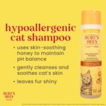 Burt's Bees for Cats Hypoallergenic Shampoo with Shea Butter & Honey | Moisturizing & Nourishing Cat Shampoo | Cruelty Free, Sulfate & Paraben Free, pH Balanced for Cats - Made in USA, 10 Oz - 2 Pack - Image 4