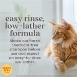 Burt's Bees for Cats Hypoallergenic Shampoo with Shea Butter & Honey | Moisturizing & Nourishing Cat Shampoo | Cruelty Free, Sulfate & Paraben Free, pH Balanced for Cats - Made in USA, 10 Oz - 2 Pack - Image 5