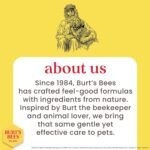 Burt's Bees for Cats Hypoallergenic Shampoo with Shea Butter & Honey | Moisturizing & Nourishing Cat Shampoo | Cruelty Free, Sulfate & Paraben Free, pH Balanced for Cats - Made in USA, 10 Oz - 2 Pack - Image 10