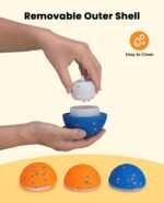 Smart Interactive Dog Balls, Automatic Moving Ball for Medium and Large Dogs, New ETPU Material, Motion Activated Rolling & Rotating Bouncy Toy for Dog Enrichment & Stimulation (Gen2-Blue) - Image 3