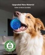 Smart Interactive Dog Balls, Automatic Moving Ball for Medium and Large Dogs, New ETPU Material, Motion Activated Rolling & Rotating Bouncy Toy for Dog Enrichment & Stimulation (Gen2-Blue) - Image 7