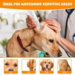 Dog Grooming Clippers, Dogs Paws Trimmer, Pet Trimmers, USB Rechargeable for Grooming, Low Noise Hair Clippers Paws, Eyes, Ears, Face, Rump (White) - Image 5