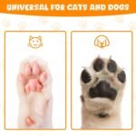 Dog Grooming Clippers, Dogs Paws Trimmer, Pet Trimmers, USB Rechargeable for Grooming, Low Noise Hair Clippers Paws, Eyes, Ears, Face, Rump (White) - Image 8