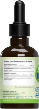 Pet Wellbeing Dandelion Root for Dogs - Liver, Digestive, Cardiovascular, Blood Sugar Support - Natural Herbal Supplement 2 oz (59 ml) - Image 3