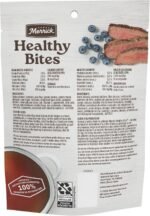 Merrick Healthy Bites Dog Treats, Beef and Bone Broth Recipe - 16 oz (454 g) Pouch (1 Pack) - Image 4