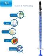 100Pack 1ml 1cc Pipette Syringe with Caps for Scientific Labs and Pet Feeding Multiple Uses Disposable Syringe Tools - Image 4