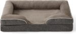 Made4Pets Dog Bed for Medium Small Dogs with Sides Memory Foam Orthopedic Dog Bed with Removable Washable Cover Dog Couch with Waterproof Liner Dog Sofa Non-Slip Bottom & Egg-Crate Foam, Brown - Image 9