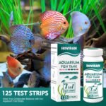 7 Way Aquarium Test Strips, 125ct Fish Tank Test Kit for Freshwater Saltwater Pond, Accurate Water Testing Kit Aquarium for Chlorine, Total Hardness, Carbonate, Alkalinity, Nitrate, Nitrite and pH - Image 4