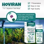 7 Way Aquarium Test Strips, 125ct Fish Tank Test Kit for Freshwater Saltwater Pond, Accurate Water Testing Kit Aquarium for Chlorine, Total Hardness, Carbonate, Alkalinity, Nitrate, Nitrite and pH - Image 6