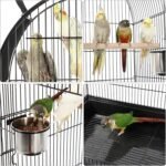 Yaheetech 59-inch H Open Top Bird Cage Metal Rolling Parrot Cage w/Stand for Parakeet Lovebirds Cockatiel Canary - Image 6