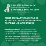 Florastor Extra Strength - Saccharomyces Boulardii CNCM I-745 - Daily All in One Probiotic - Supports Gut Health & Immune System - Antibiotic-associated diarrhea - For Adults - 30 sticks - Image 6