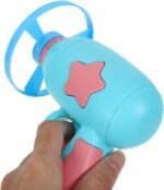 BESPORTBLE Interactive Cat Toy Disc Launcher - Fetch and Chase Exercise Game with 5 Propeller Discs (1 Glow in The Dark) - Flying Saucer Toy for Cats and Small Dogs - Fun Pet Gift for Indoor Play - Image 7