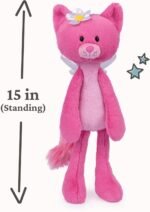 GUND Take Along Friends, Maeve Rose Fairy Cat Plush Toy, Cat Stuffed Animal for Ages 1 and Up, Pink, 15” - Image 3