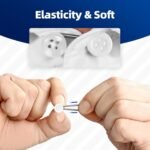 12 Pcs Metal Collar Extenders for Men Women Shirts - Elastic Button Extender Neck Extenders for Dress Coat - Adjustable Buttons for Shirt Cuffs Dresses Suit Pants (Black, White, Silver) (Plastic) - Image 6