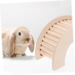 TOYANDONA Guinea Pig Habitat Accessory Wooden Ladder Toy Safe and Sturdy Hideout for Hamster - Image 4