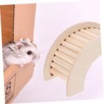 TOYANDONA Guinea Pig Habitat Accessory Wooden Ladder Toy Safe and Sturdy Hideout for Hamster - Image 10