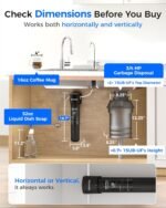 Waterdrop 15UB-UF 0.01 μm Ultra Filtration Under Sink Water Filter System, Reduces Lead, Chlorine, Bad Taste & Odor, 2 Years, with Dedicated Brushed Nickel Faucet, USA Tech - Image 6