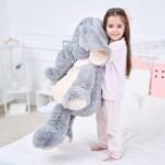 IKASA Giant Elephant Stuffed Animal Plush Toys Gifts Gray (Gray, 39 inches) - Image 5