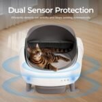 Open-Top Self Cleaning Litter Box, Automatic Cat Litter Box with APP Control, Integrated Safety Protection, Includes Trash Bags - Image 3