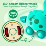 CubicFun Baby Toys 12-18 Months - Touch and Go Dinosaur Musical Flash Crawling Toys for Babies, for 1 2 Year Old Boy Girl - Image 7