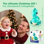 CubicFun Baby Toys 12-18 Months - Touch and Go Dinosaur Musical Flash Crawling Toys for Babies, for 1 2 Year Old Boy Girl - Image 10