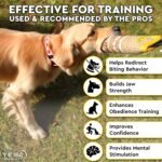 Dog Bite Tug Toy - 30x8 cm - Durable Pull Toy with 2 Soft & Strong Handles - Tough Jute Bite Pillow for Medium to Large Dogs - Ideal for Tug of War, Fetch, K9, Puppy Training & Play - by Yes4Quality - Image 5