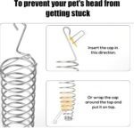 2pcs Rat Enrichment Toys, Zinc Alloy Rat Foraging Toy Chew-Proof Hanging Rodent Slow Feeder Food Basket Tool for Fruit & Vegetable Holder, Bunny, Birds, Mice Cage Accessories Puzzle Chew Toy - Image 4