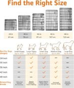 Amazon Basics Foldable Octagonal Metal Exercise Dog Playpen - Indoor/Outdoor, Single Door, Small (8 Panels, 24 x 30), Easy to assemble and store, 30" - Small, Black - Image 3