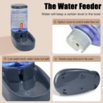 Automatic Pet Feeder Small&Medium Pets Automatic Food Feeder and Waterer Set 3.8L, Travel Supply Feeder and Water Dispenser for Dogs Cats Pets Animals - Image 5