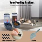 Automatic Pet Feeder Small&Medium Pets Automatic Food Feeder and Waterer Set 3.8L, Travel Supply Feeder and Water Dispenser for Dogs Cats Pets Animals - Image 8