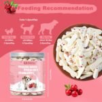 Low Fat Grain Free Cranberry Dog Treats, Yogurt Bites with Real Cranberry Pieces for Dogs & Cats, Crunchy Training Reward, 3.5oz (100g) - Image 7