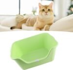 Tall Open Top Cat Litter Box, Sturdy Litter Box with High Sides and Scoop, Large Litter Boxes for Small & Big Cats, 22 X 15 X 11 Inches, Non Stick Easy Cleaning, Anti Urine - Image 4