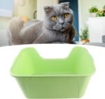 Tall Open Top Cat Litter Box, Sturdy Litter Box with High Sides and Scoop, Large Litter Boxes for Small & Big Cats, 22 X 15 X 11 Inches, Non Stick Easy Cleaning, Anti Urine - Image 5