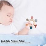Teething Toys for Babies, 2 Pack Teether for Baby, Silicone Teething Ring for Sucking Needs, BPA Free Baby Toys 0-3-6-12 Months, Nursing Accessories Chew Gift Toys for Teething Pain Relief - Image 6