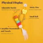 Cat Toys for Indoor Toys,Rainbow Cat Wand Toys,Feather Flips Plush Ball Cat Toys,Interactive Real Feather Cat Toy for Teaser Play and Chase Exercise with Kitten 4 Pack - Image 4