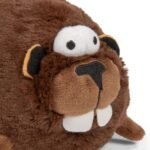 goDog Action Plush Beaver Animated Squeaky Dog Toy, Chew Guard Technology - Brown, One Size - Image 4