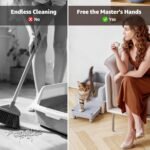 Litter Box Step/Ramp,Cat Litter Catcher Mat with Base,Pedal Step Stool with Filter Function,Waterproof & Non-Slip Kitty Litter Catcher Tray, Anti-Tracking,Easy to Clean and Protect The Floor - Image 4