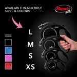 Flexi 25210787: Classic Retractable Tape Dog Leash, Blk Lg 110 Lbs 16Ft - Image 7