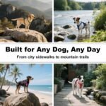 Plutus Pet Adjustable No Pull Dog Harness with Leather Accents, Heavy Duty Reflective Nylon Vest for Training, Hiking, Easy Walk Harness for Small, Medium, Large Dogs (Ranger Green, M) - Image 9