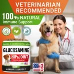 Glucosamine Treats for Dogs - Joint Supplement w/Omega-3 Fish Oil - Chondroitin, MSM - Advanced Mobility Chews - Hip & Joint - Chicken - 180 Ct - Made in USA - Image 8