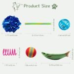 Cat Toys 33 Pack - Delightful Interactive Variety Set for Cats & Kittens with Catnip Toy, Crinkle Balls, Cat Ball Toys, Springs to Reduce Anxiety & Destructive Behaviour - Image 4