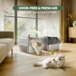 2 Pack Stainless Steel Cat Litter Box with Lid, Small Metal Litter Pan for Kittens & Small Cats, High Sides with Anti-Leakage Enclosure, Easy Cleaning, Non-Stick, Anti-Scratch,Include Scoop - Image 6