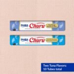INABA Churu Cat Treats, Grain-Free, Lickable, Squeezable Creamy Purée Cat Treat/Topper with Vitamin E & Taurine, 0.5 Ounces Each Tube, 10 Tubes Total/Two Flavors, Tuna Variety - Image 7