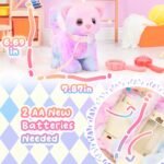 Tagitary Plush Toys Cat for Kids,Interactive Electronic Cat Toys That Can Move,Meow and Wag Tail,Stuffed Toys for Kids with Leash,Easter Christmas Birthday Gift for Toddlers Kids - Image 3