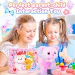 Tagitary Plush Toys Cat for Kids,Interactive Electronic Cat Toys That Can Move,Meow and Wag Tail,Stuffed Toys for Kids with Leash,Easter Christmas Birthday Gift for Toddlers Kids - Image 7