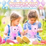 Tagitary Plush Toys Cat for Kids,Interactive Electronic Cat Toys That Can Move,Meow and Wag Tail,Stuffed Toys for Kids with Leash,Easter Christmas Birthday Gift for Toddlers Kids - Image 8