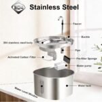 Nevie Fountain - Protect Your Cat from UTIs, Stones, and Kidney Disease with Purrify (Filter Cartridge + Filter Cotton (4+4)) - Image 3